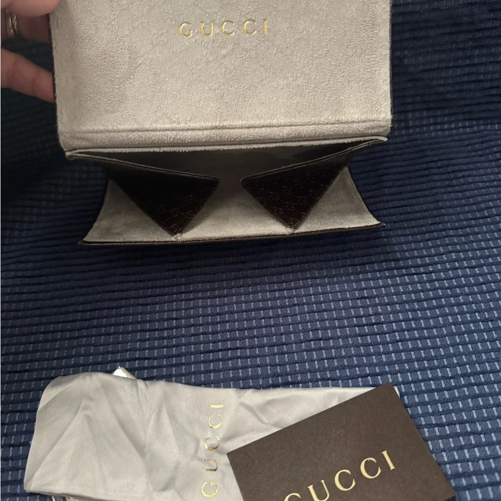 Gucci Eyeglass/sunglasses brown case - Picture 6 of 8
